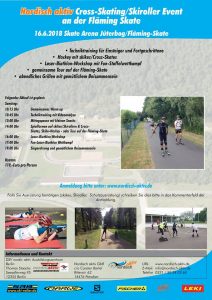 Flyer Cross-Skating / Skiroller Event Flmingskate 2018